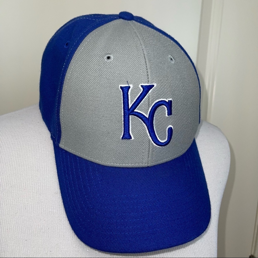 Kansas City Royals Franchise Two Tone Gray 47 Brand Adjustable Hat - Picture 2 of 10